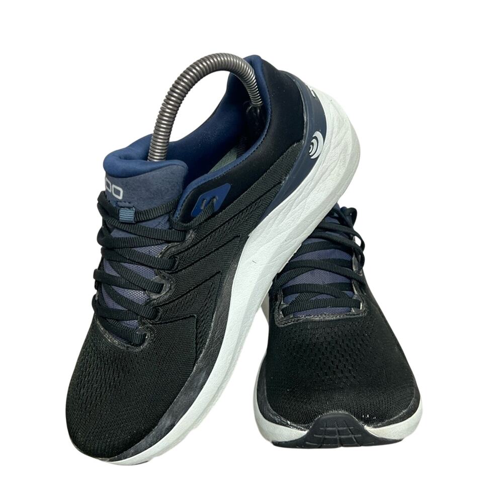 ZIPFOAM Women's Black & Navy Athletic Walking Shoes - Picture 2 of 9